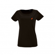 Women's Black Xplor Organic T-Shirts