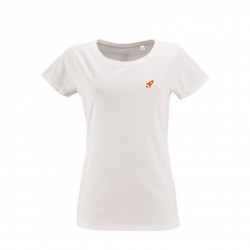 Women's White Xplor Organic T-Shirts